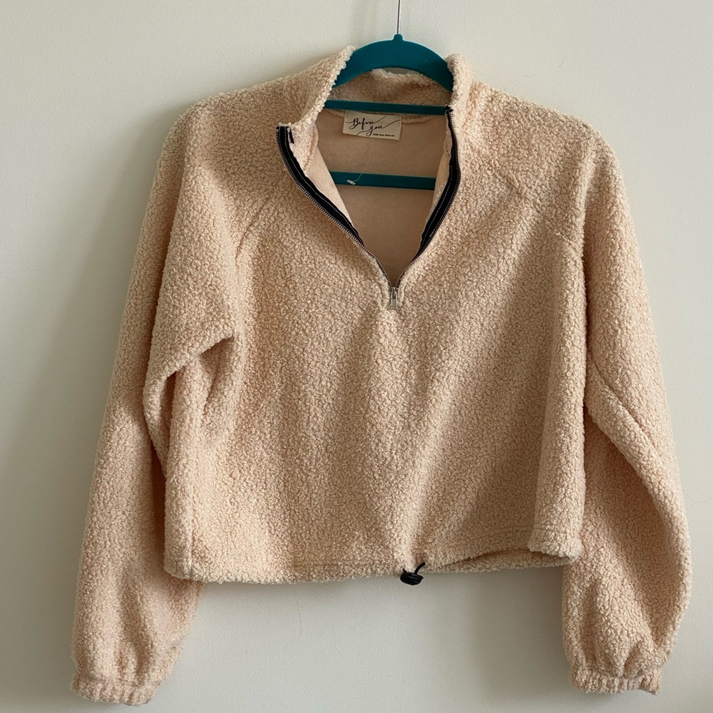 1/4 zip fleece pullover